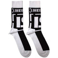 Linkin Park Unisex Ankle Socks: Brackets Logo Rock Off