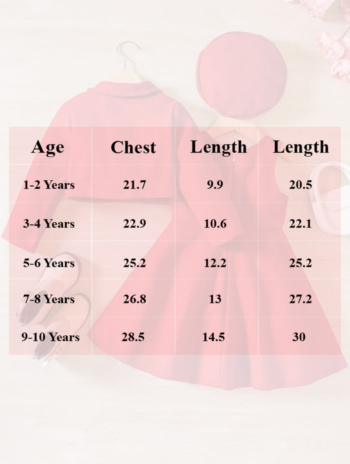 Little Grace 2Pcs Set - Dark Pink