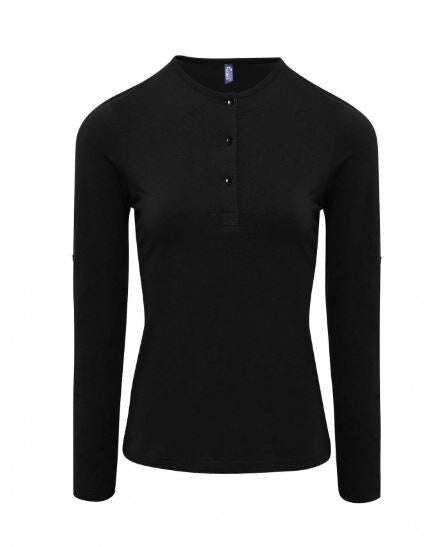 Long John Roll Sleeve Top Female
