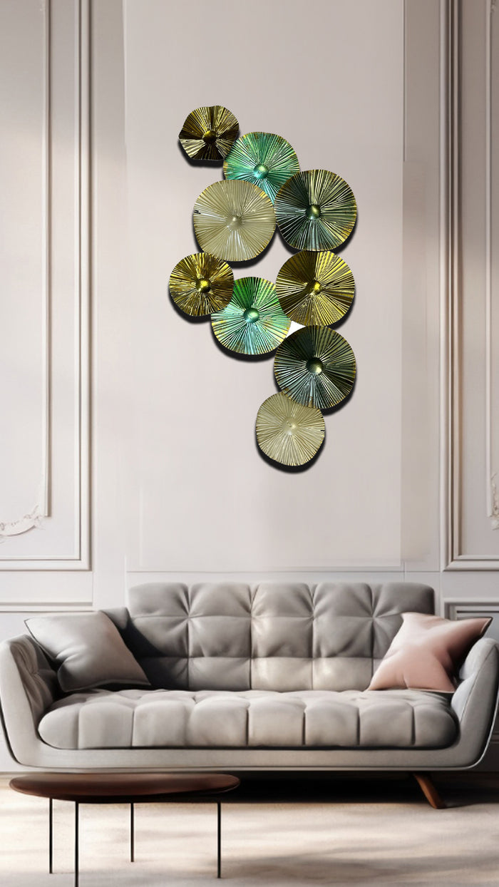 Lotus Leaf - Indoor Metal Wall Sculputre