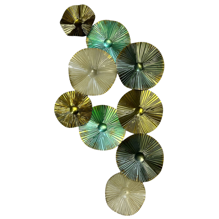 Lotus Leaf - Indoor Metal Wall Sculputre