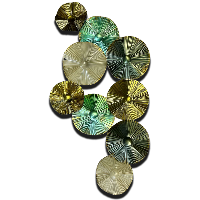 Lotus Leaf - Indoor Metal Wall Sculputre
