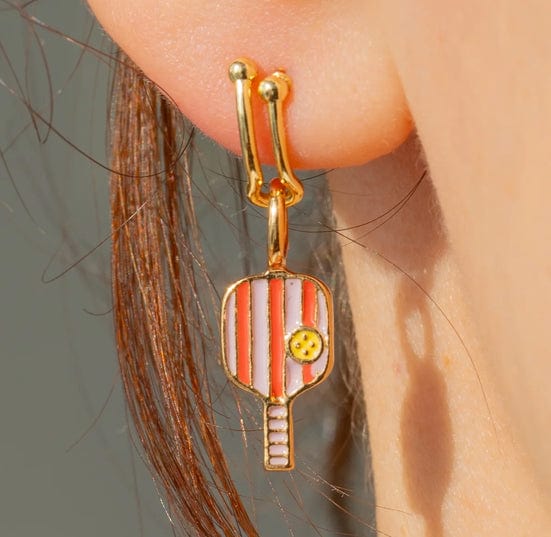 Lucky Feather Add-A-Charm Hoop Earrings