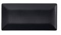 Luna Stoneware Black Rectangular Plate 30 x 15cm (Box Of 6)