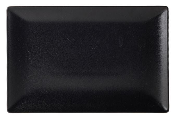 Luna Stoneware Black Rectangular Plate 30 x 20cm (Box Of 6)