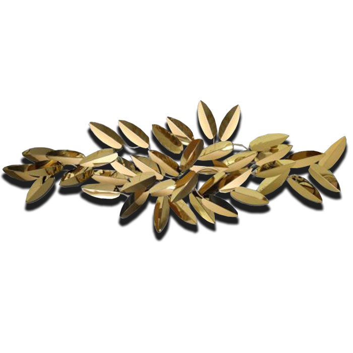 Luxury Metal Wall Decor - High Gloss Gold Leaf