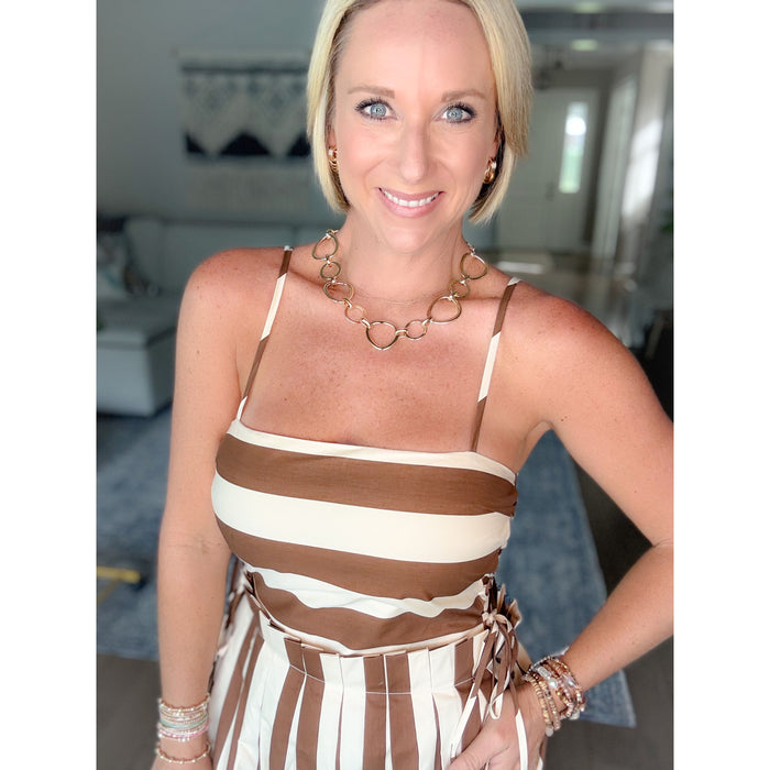 Maren Lace Up Midi Dress