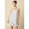 Maria Polka Dot Tiered Mini Dress