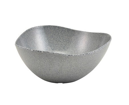 Melamine Buffet Bowl Granite Effect 28cm x 13cm