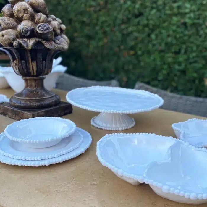 Le Forge Melamine Pearl Cake Stand - White | Koop.co.nz