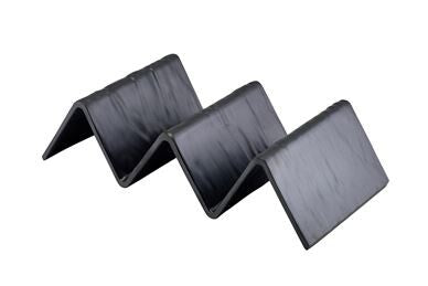 Melamine Taco Stand 2 / 3 Slot Matt Black (Box Of 12)