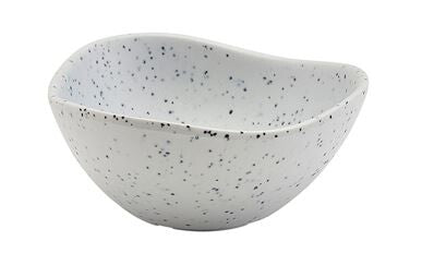 Melamine Triangular Ramekin 2.5oz White Granite (Box Of 24)