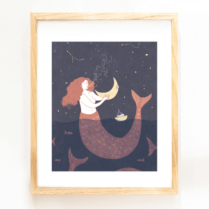 Mermaid Print - 8x10
