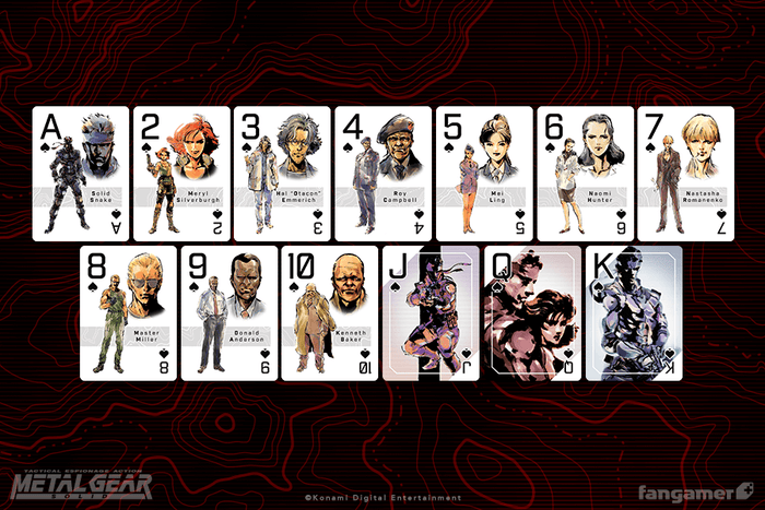 Metal Gear Solid Playing Cards