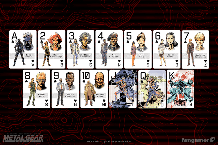 Metal Gear Solid Playing Cards