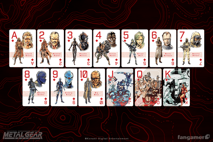 Metal Gear Solid Playing Cards