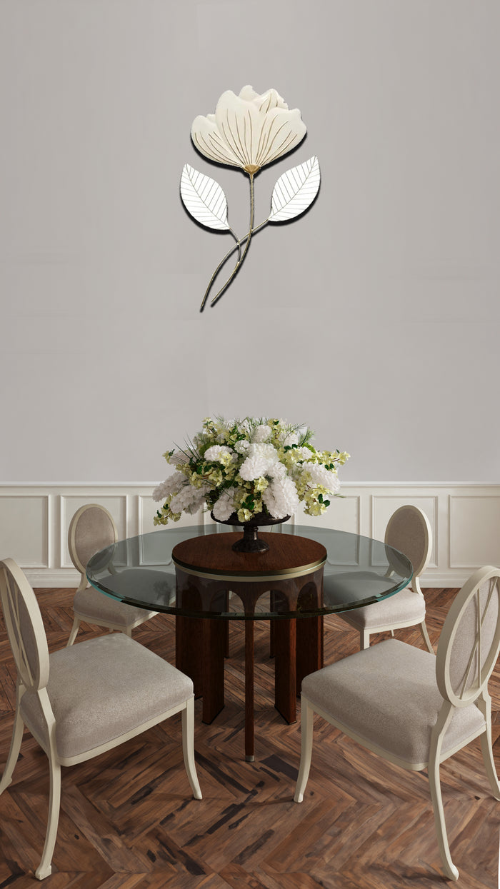 Metal Lotus Flower Wall Decor | Minimalist Design