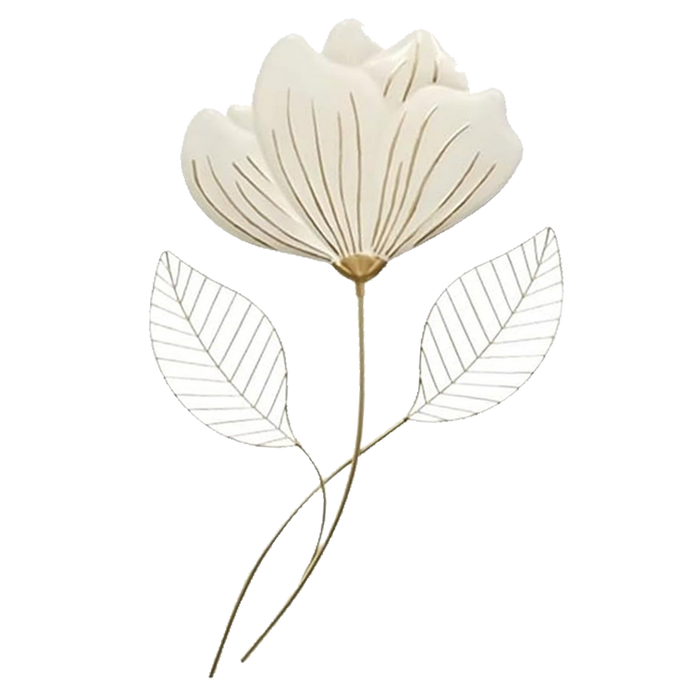 Metal Lotus Flower Wall Decor | Minimalist Design