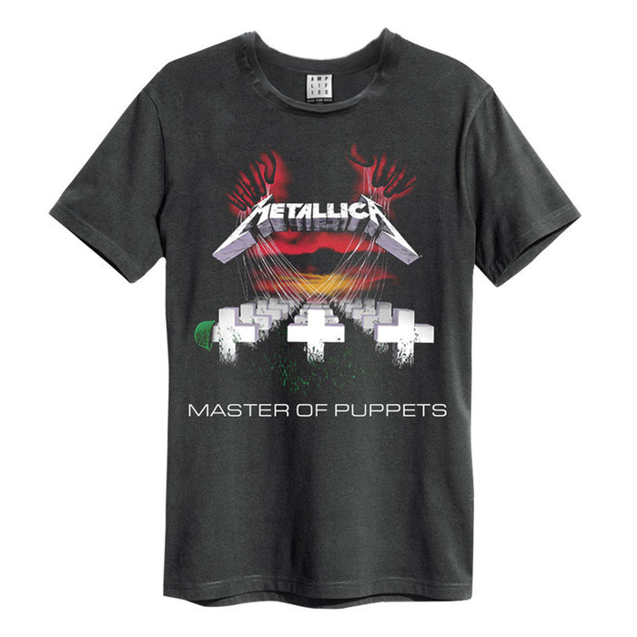 Metallica T-Shirt - Master Of Puppets, Charcoal Amplified