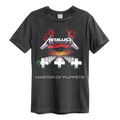 Metallica T-Shirt - Master Of Puppets, Charcoal Amplified