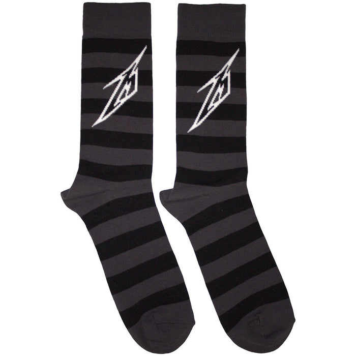 Metallica Unisex Ankle Socks: Lightning Rock Off