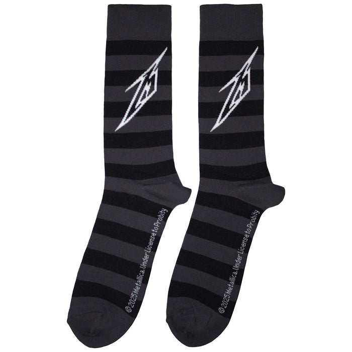 Metallica Unisex Ankle Socks: Lightning Rock Off