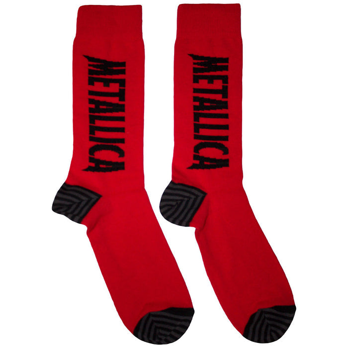 Metallica Unisex Ankle Socks: Stressed Logo Rock Off