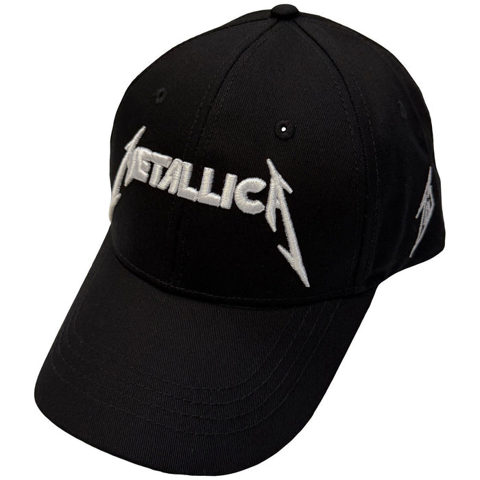Metallica Unisex Baseball Cap: Text & M Logos