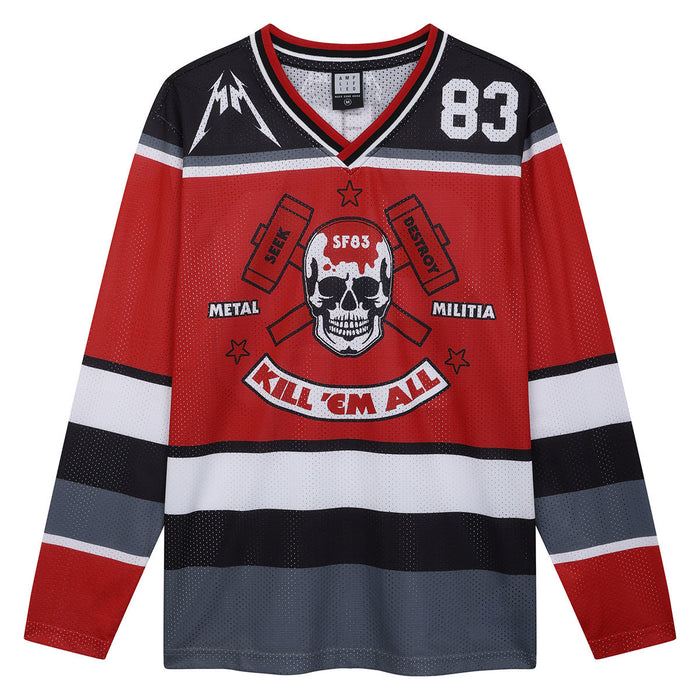 Metallica Unisex Hockey Jersey Amplified