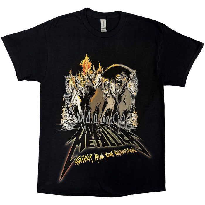 Metallica Unisex T-Shirt: 40th Anniversary Horsemen