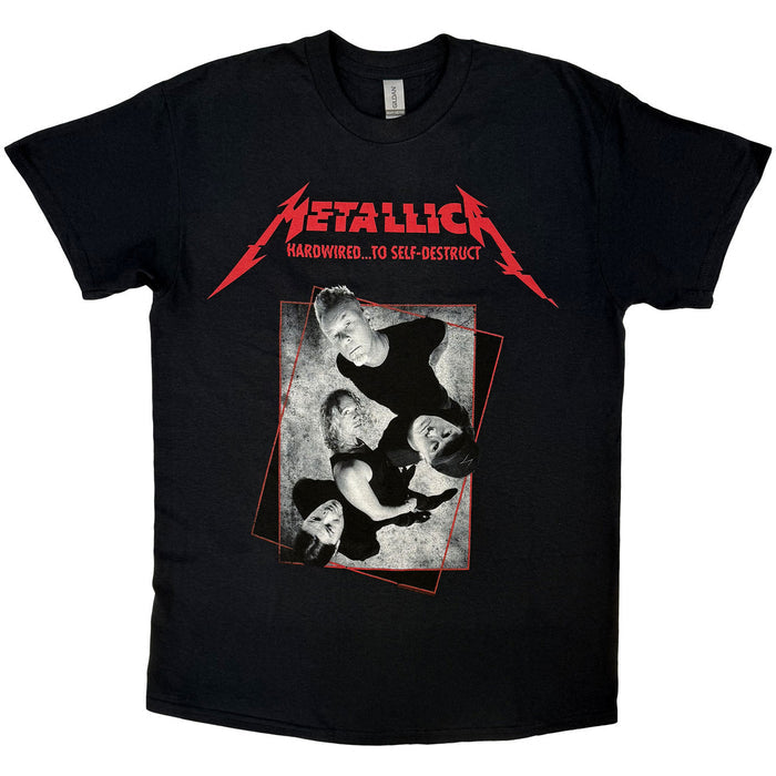 Metallica Unisex T-Shirt: Hardwired Band Concrete