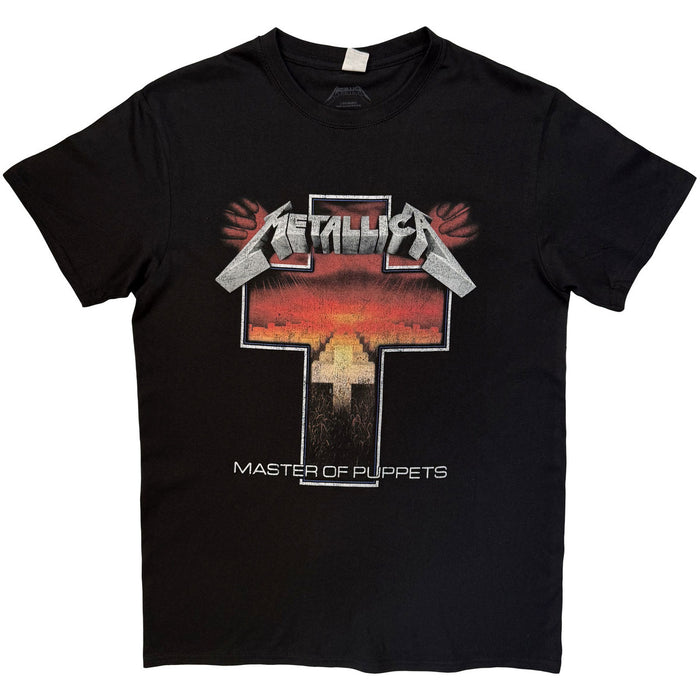 Metallica Unisex T-Shirt: Master of Puppets Cross