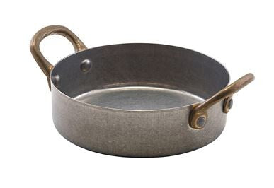 Mini Casserole Dish Vintage Steel 12.25 x 3.5cm (Box Of 6)