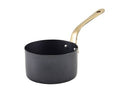 Mini Sauce Pan Vintage Steel Black 9 x 5.25cm 35cl / 12oz (Box Of 6)