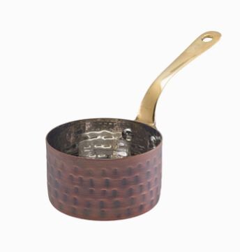 Mini Saucepan Antique Copper 7.8 x 4.5cm 20cl / 7oz (Box Of 6)