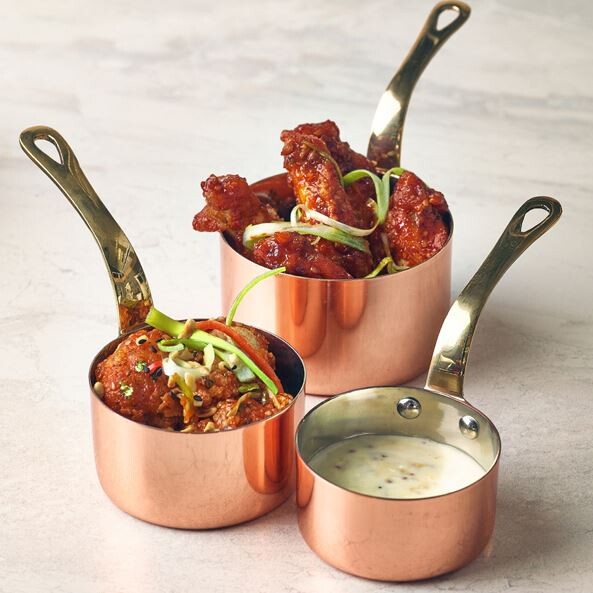 Mini Saucepan Copper 7 x 3.75cm 14cl / 5oz (Box Of 6)
