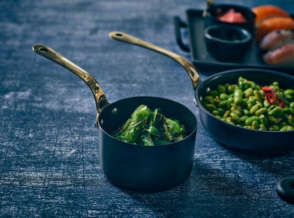 Mini Saucepan Vintage Steel Black 7.8 x 4.5cm 20cl / 7oz (Box Of 6)