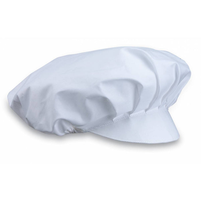 Mob Cap White Poly/Cotton