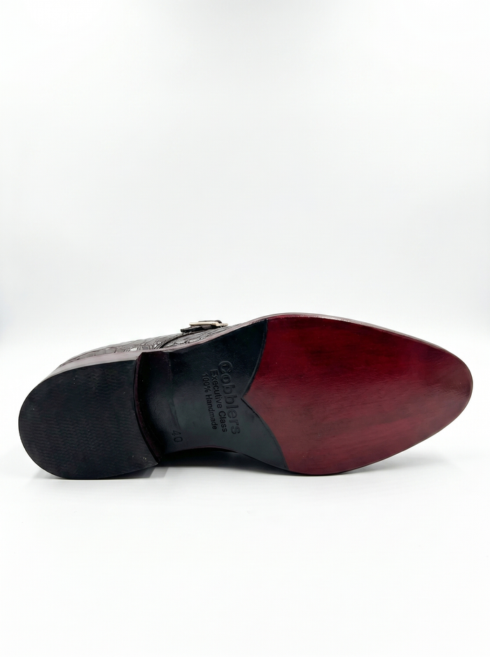 Moccasin - 092 Crocodile Maroon