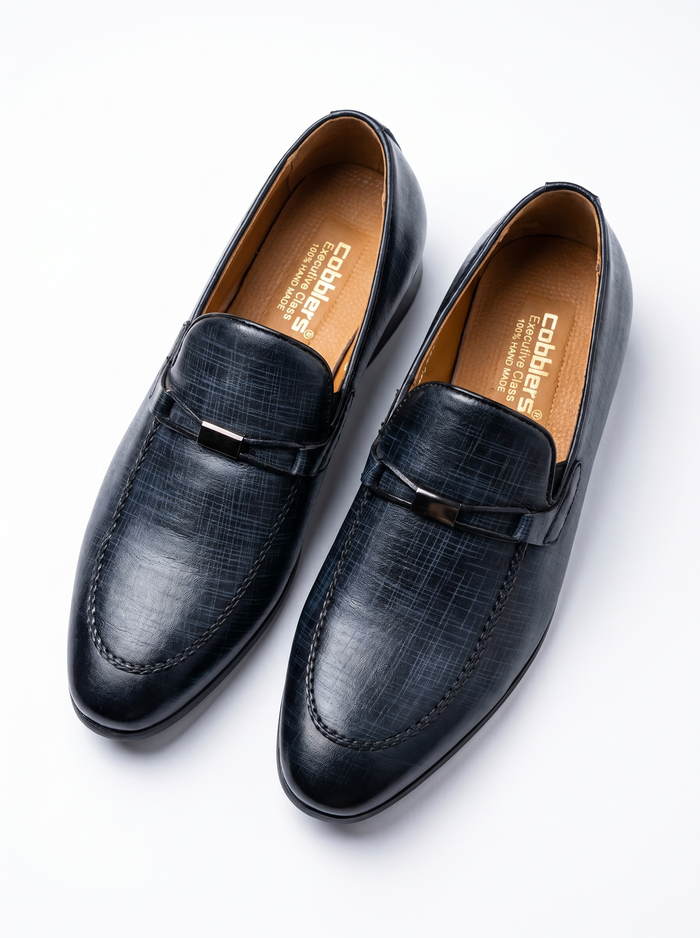 Moccasin - BK2-585-10 Black-Blue