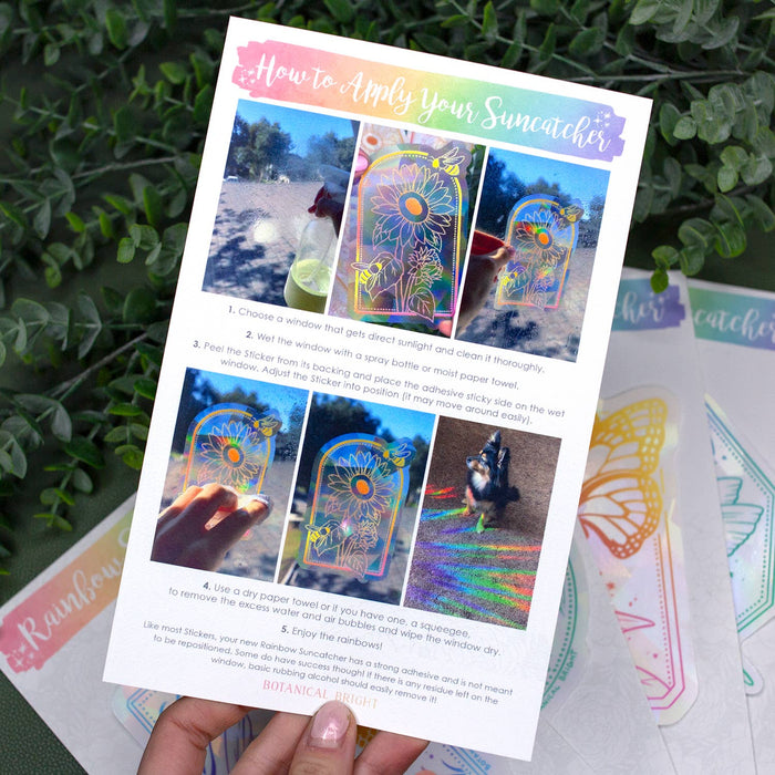 Monarch Butterfly Sun Catcher Rainbow Maker Window Sticker