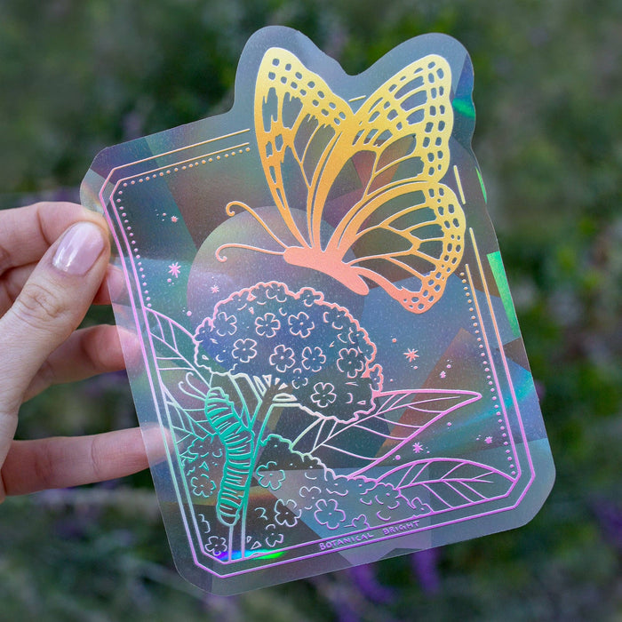 Monarch Butterfly Sun Catcher Rainbow Maker Window Sticker