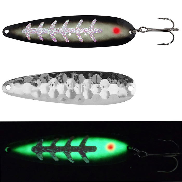 moonshine ice shadow super glow salmon spoon