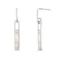 Mother of Pearl Alina Bezel Earrings