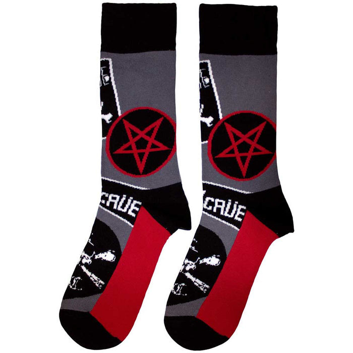 Motley Crue Unisex Ankle Socks: Logos Rock Off