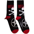 Motley Crue Unisex Ankle Socks: Skull & Crossbones Rock Off