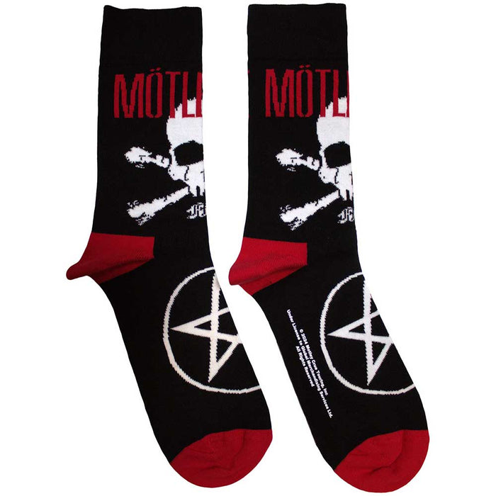 Motley Crue Unisex Ankle Socks: Skull & Crossbones Rock Off