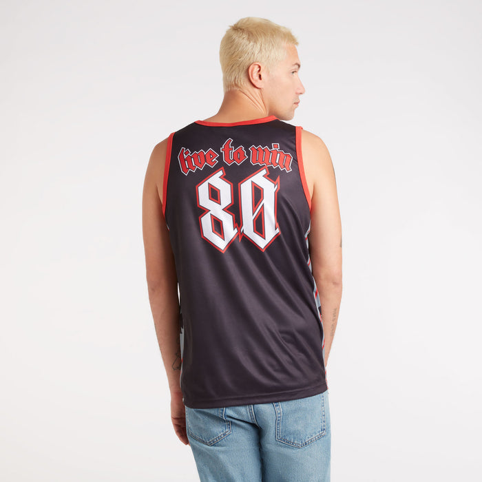 Motorhead - Live to Win Basketball Jersey Amplified