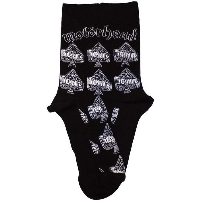 Motorhead Unisex Ankle Socks: Ace Of Spades Repeat Rock Off