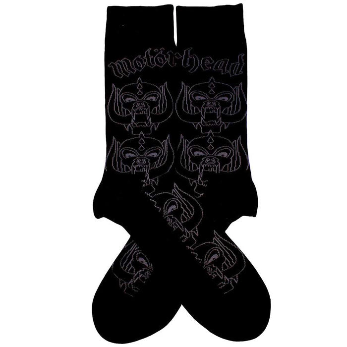 Motorhead Unisex Ankle Socks: Warpig Outlines Rock Off